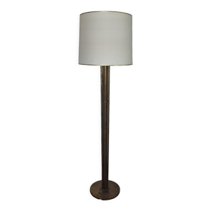 lampadaire métal doré