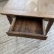 Table de ferme noyer pieds fuseaux 1950