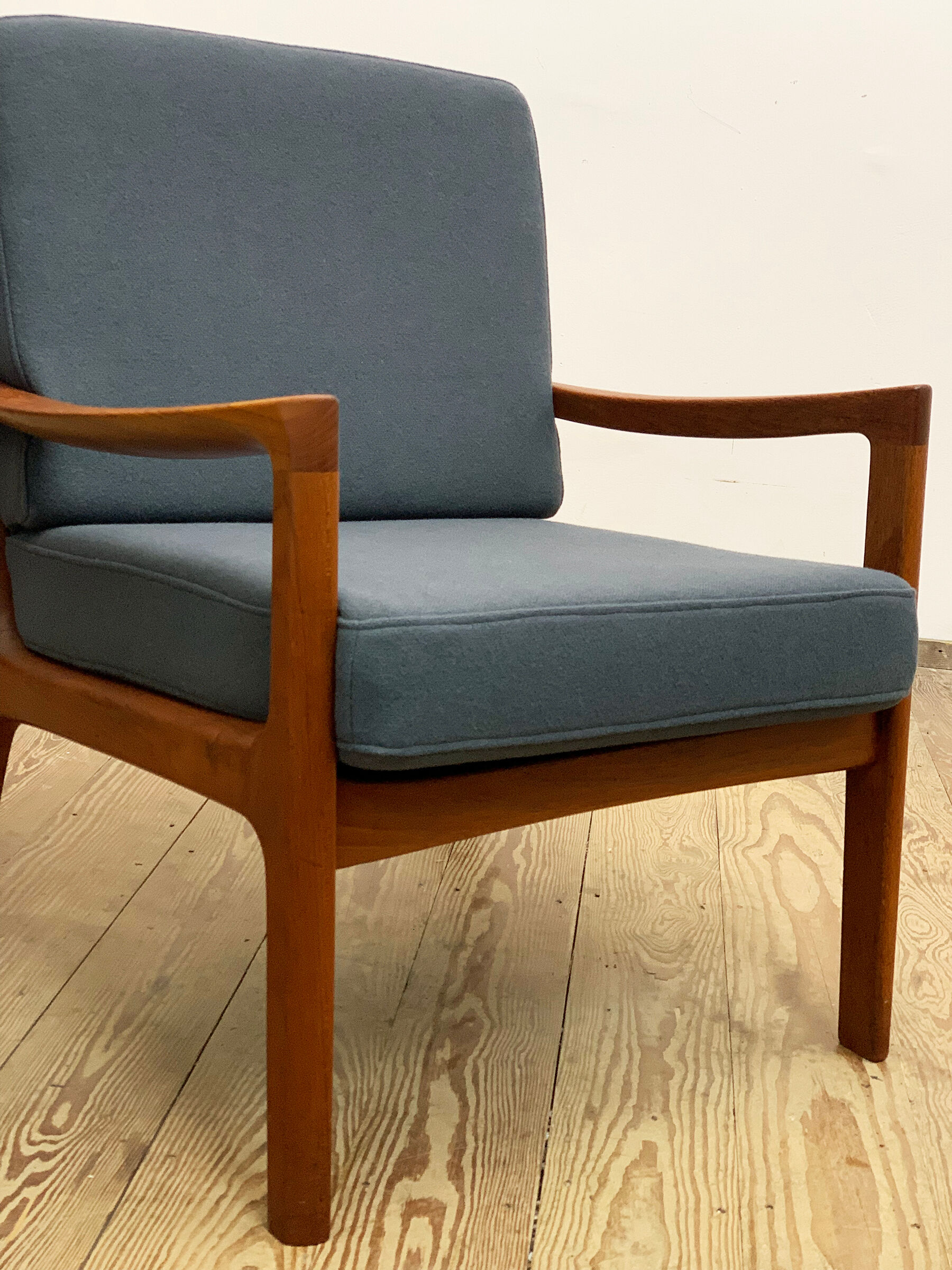Teak armchair or easy chair by Ole Wanscher for France & Son, Mid Century Modern Danish Design, 1950er