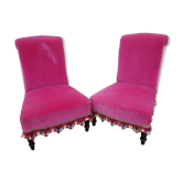 Pair of Napoleon III armchairs