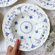 6 hollow plates myott staffordshire finlandia