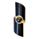 Brushed stainless steel wall light by Oxar France