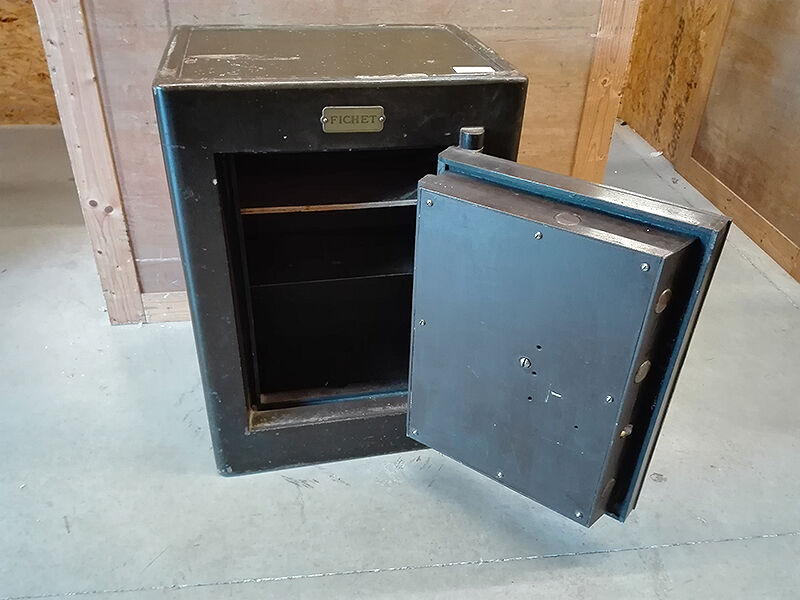 COFFRE FORT FICHET ANCIEN années 30 clé + code Selency