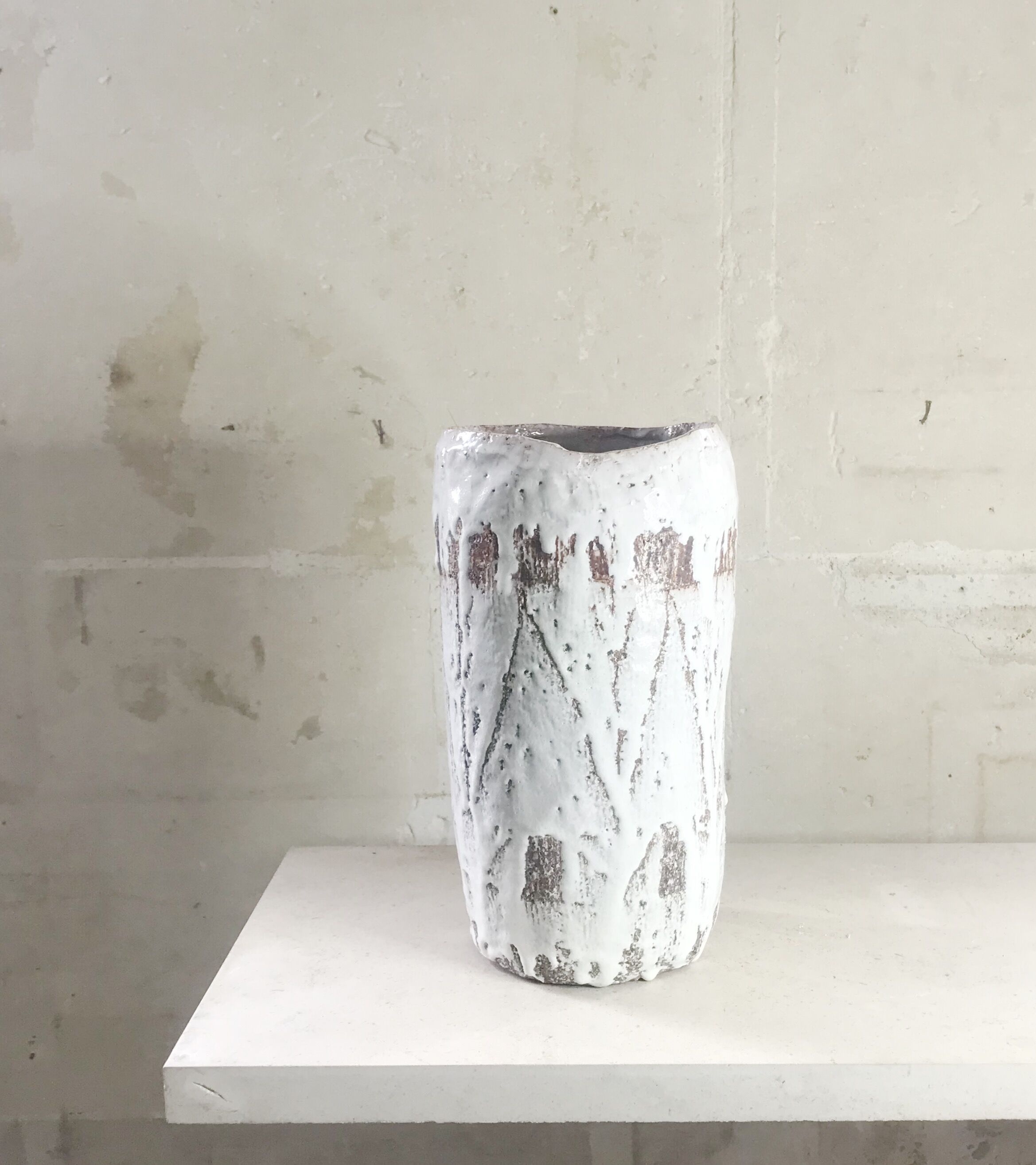 Raku vase, 1970