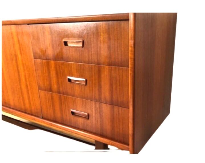 Vintage Scandinavian teak sideboard, sideboard from the 60s, 70s