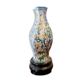 Vase soliflore en bronze cloisonné Chine