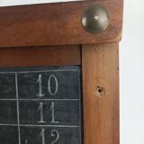 Old billiard abacus with branded slate