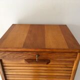 Workbook to curtain vintage 50s Honey Oak