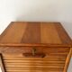 Workbook to curtain vintage 50s Honey Oak