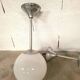 30 pendant lights, opaline chandeliers from the 50s