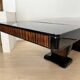 French Art Deco Expandable Dining Room Set, 1930, Set of 9