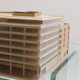 1970s Plywood and perspex Modernist Architect's Model
