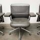 Postmodern swivel chairs model AC2 in leather by Antonio Cittero for Vitra, 1990s, set of 4.