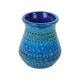Vintage Blue Bitossi Vase Rimini Blue Aldo Londi Design Sixties