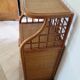 Vintage - sideboard - chest of drawers - woven rattan chest of drawers - wood - bamboo - 80s