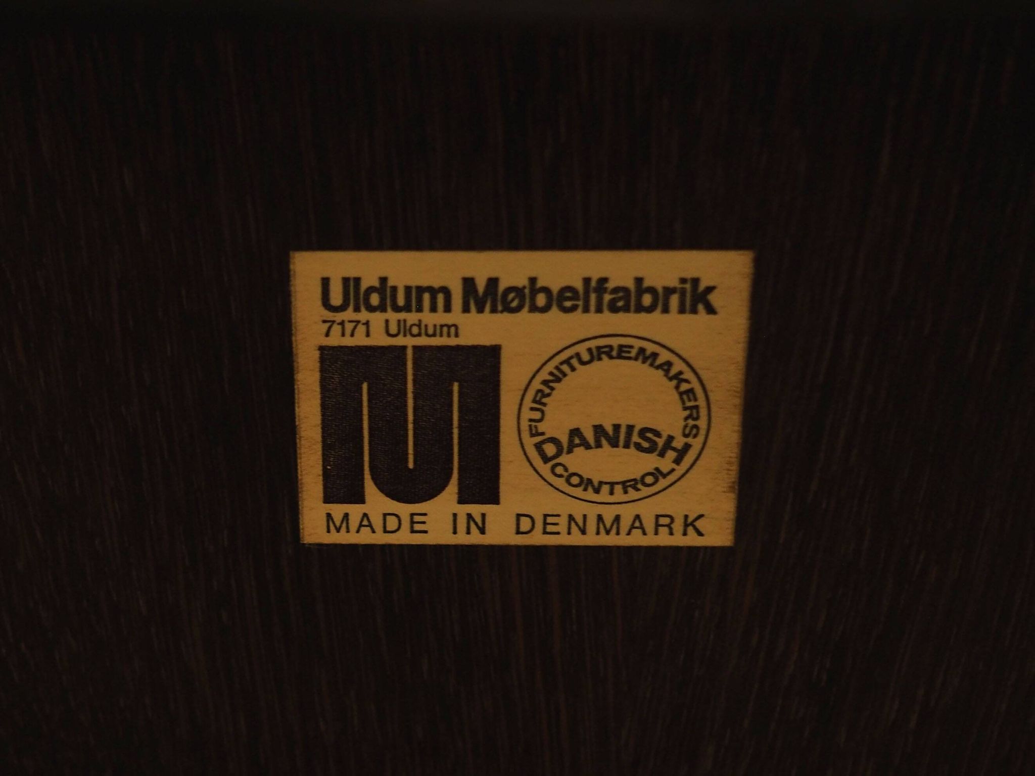 Oak table, Danish design, 1970s, manufacturer: Uldum
