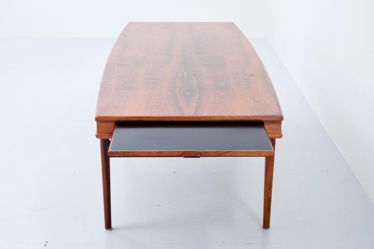 Rosewood coffee table by Johannes Andersen Denmark 1960s