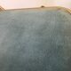 Chaise pliante vintage Chaisor en velours bleu