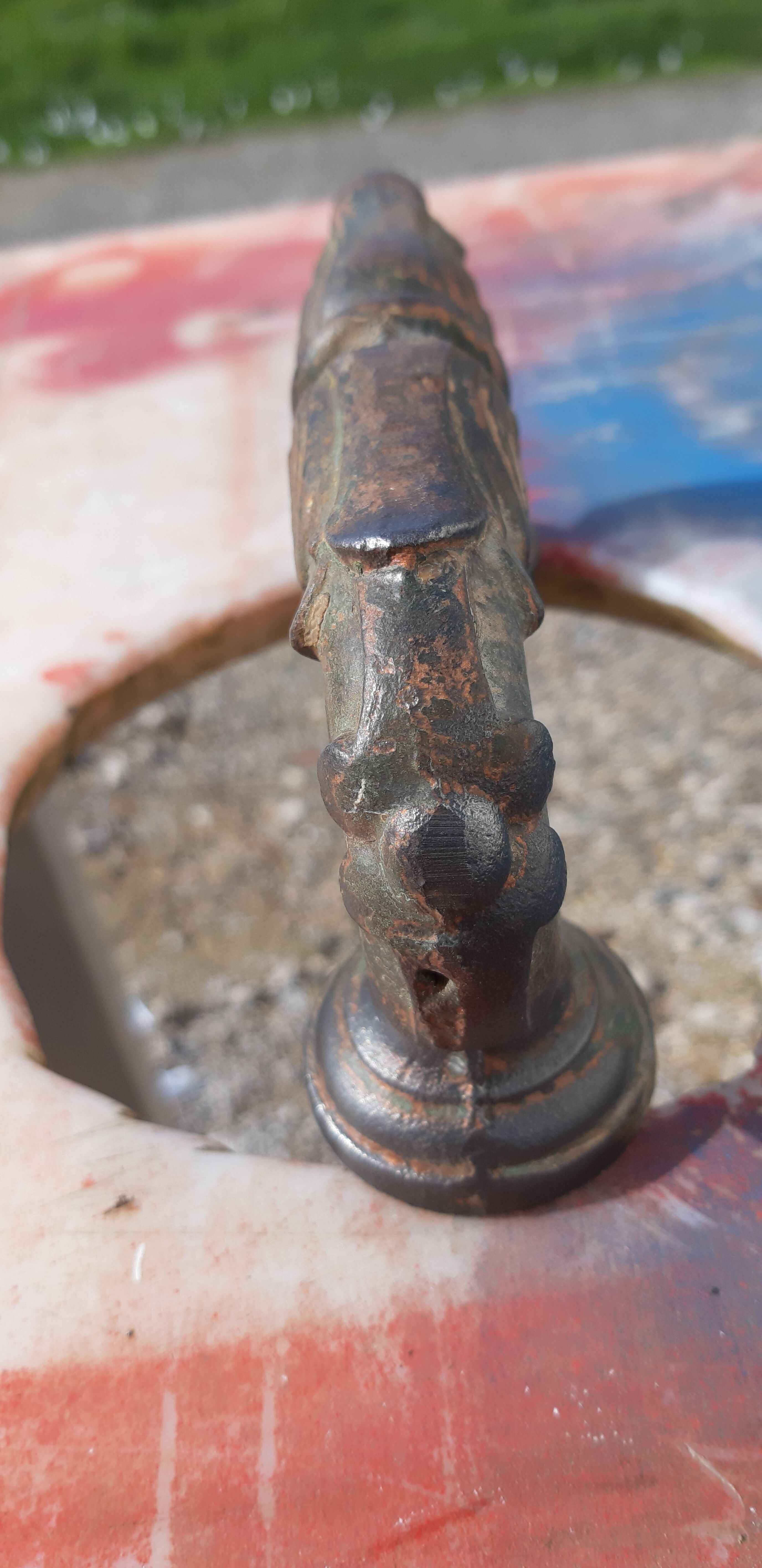 Cast iron door handle 1900