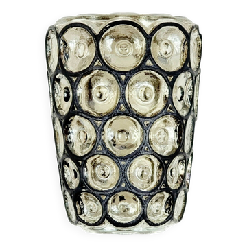 Mid-Century Glass Wall Light from Limburg, Germany, 1960s/1970s