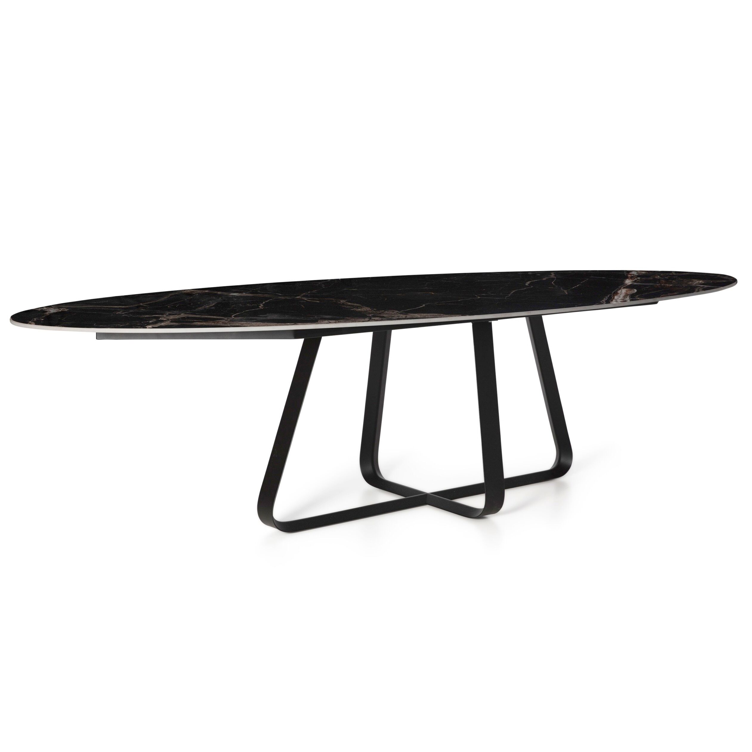 Table ovale CURVE céramique caravaggio – 250×128 – JOLI  Modèle d’exposition