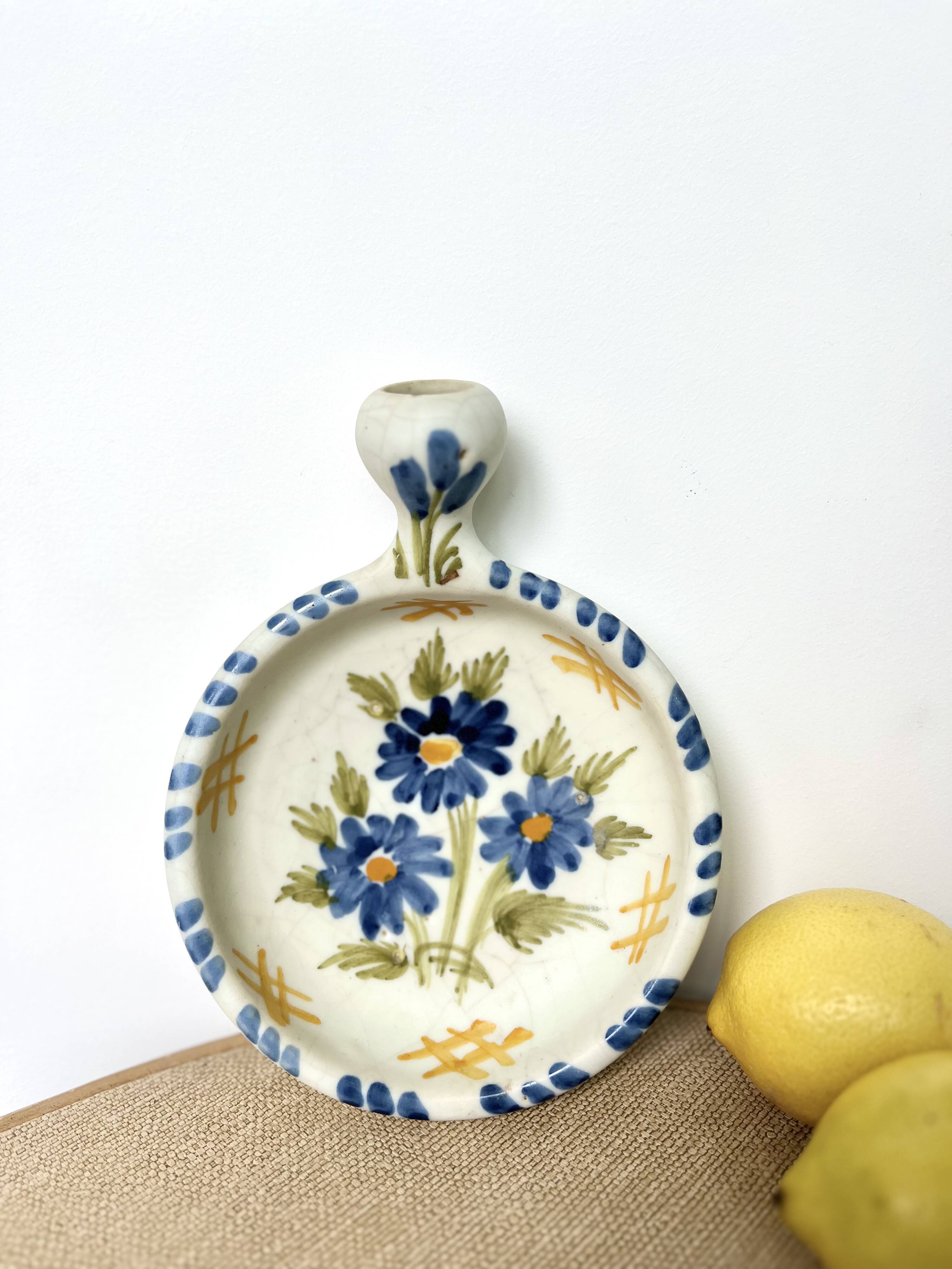 Decorative flower saucer from the 60s