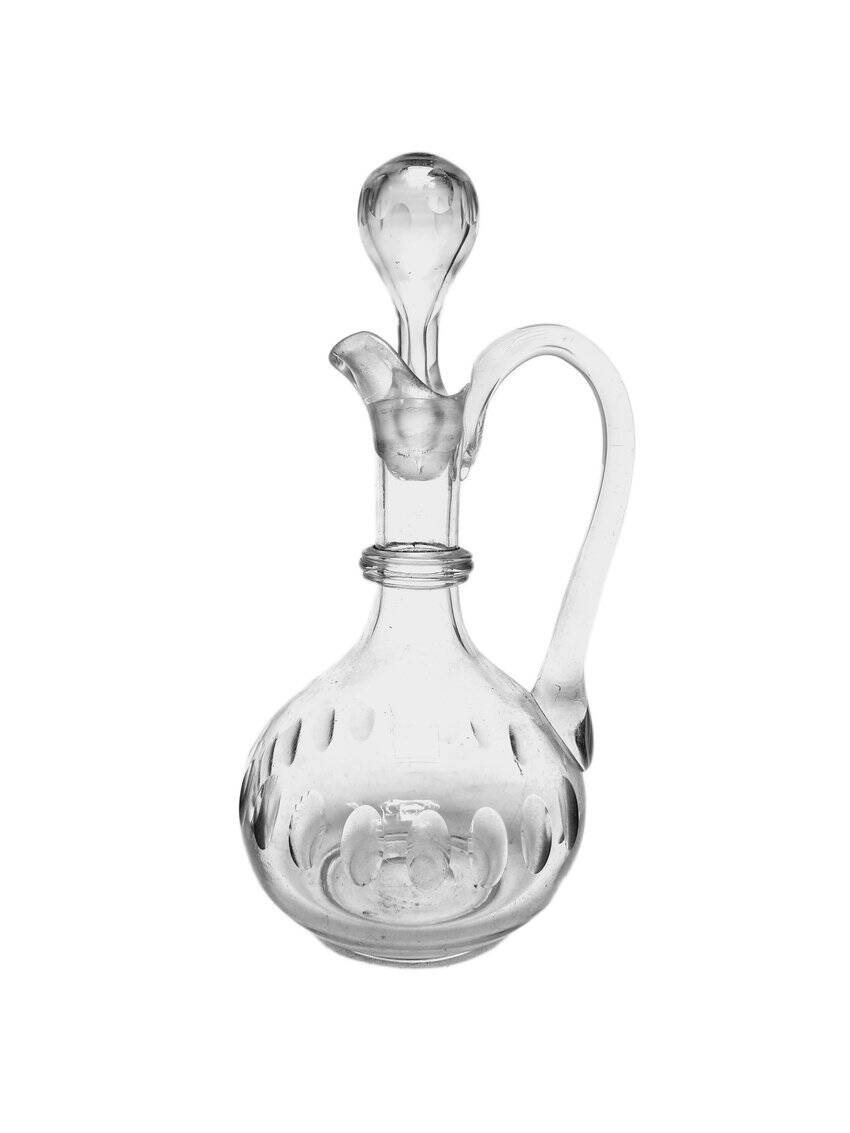 Art Deco crystal carafe, Germany, 1900s
