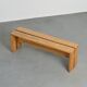 Solid pine bench, Les Arcs, circa 1973