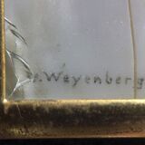 Miniature painting by Weyenbergh "Portrait of a Woman"