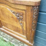 antique headboard from the 1930s