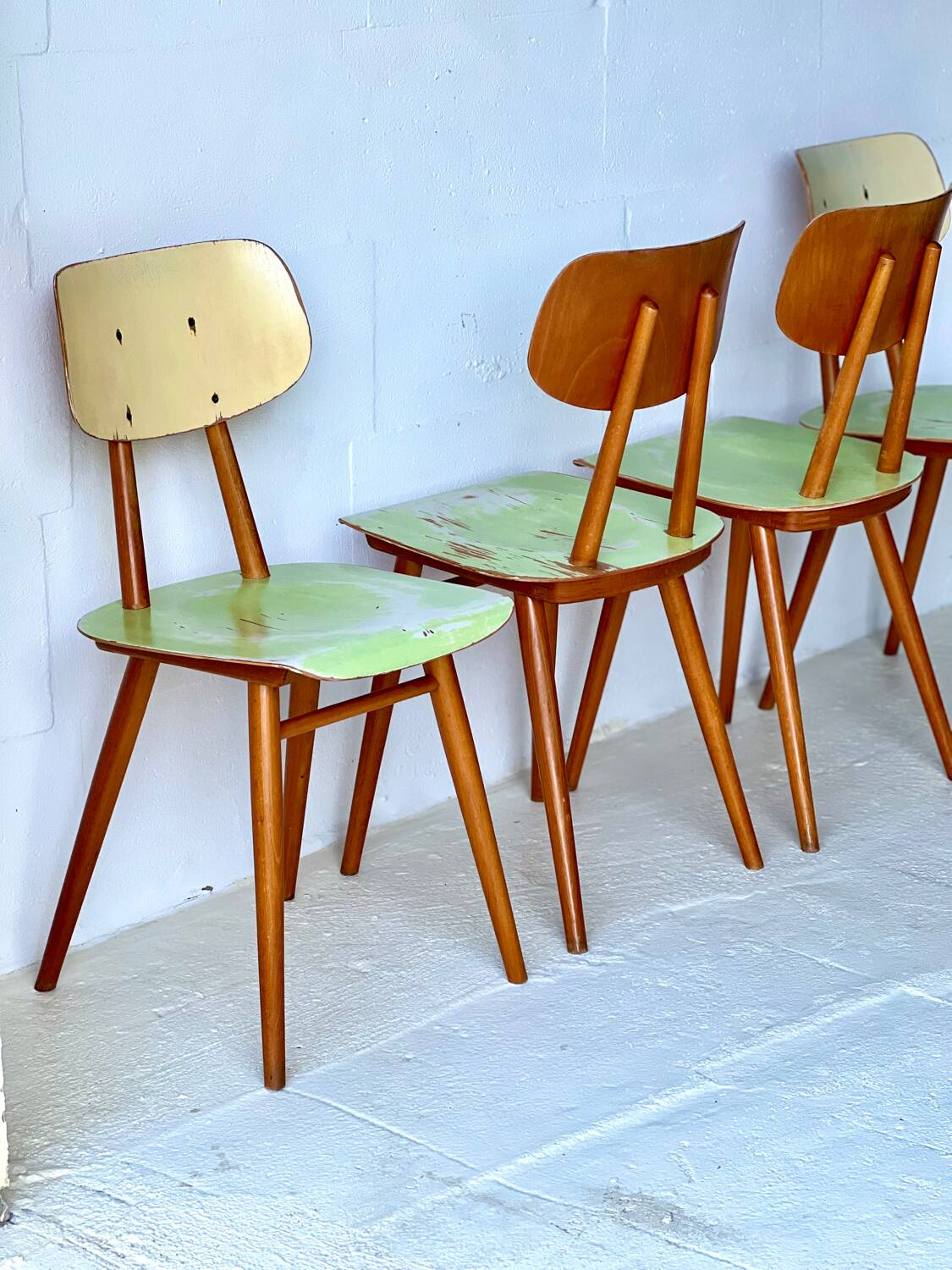 Dining Chairs by TON, 1960’