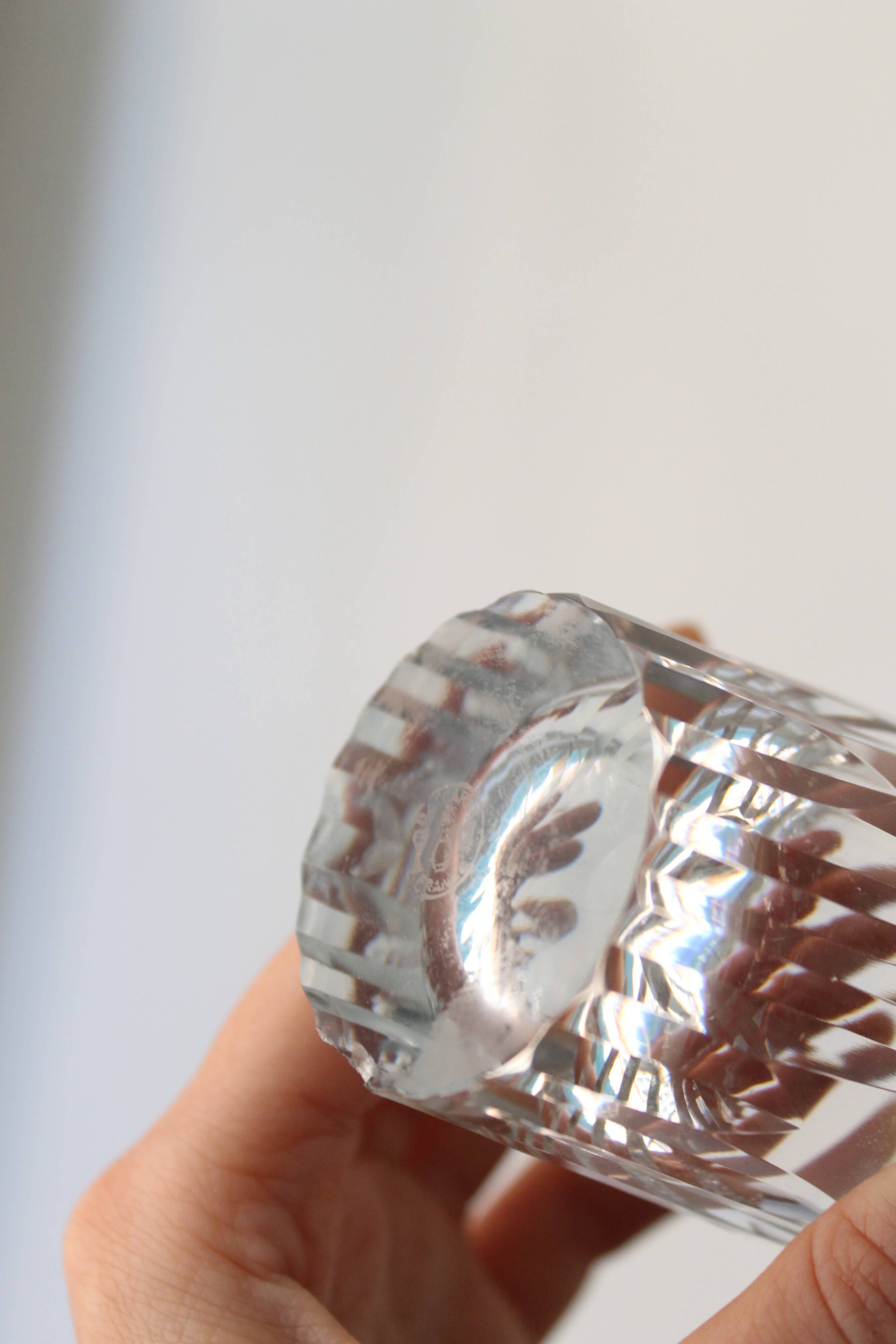 Baccarat set of four Spear model glasses