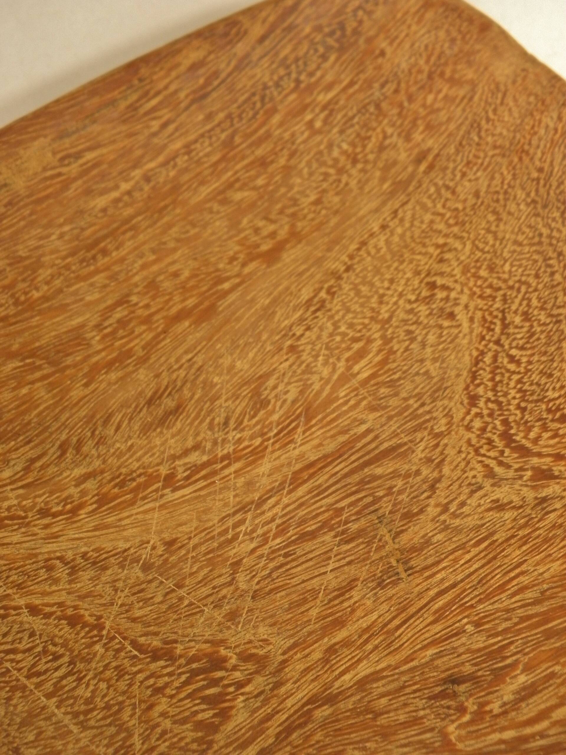 Exotic wood plate and bowl tray set