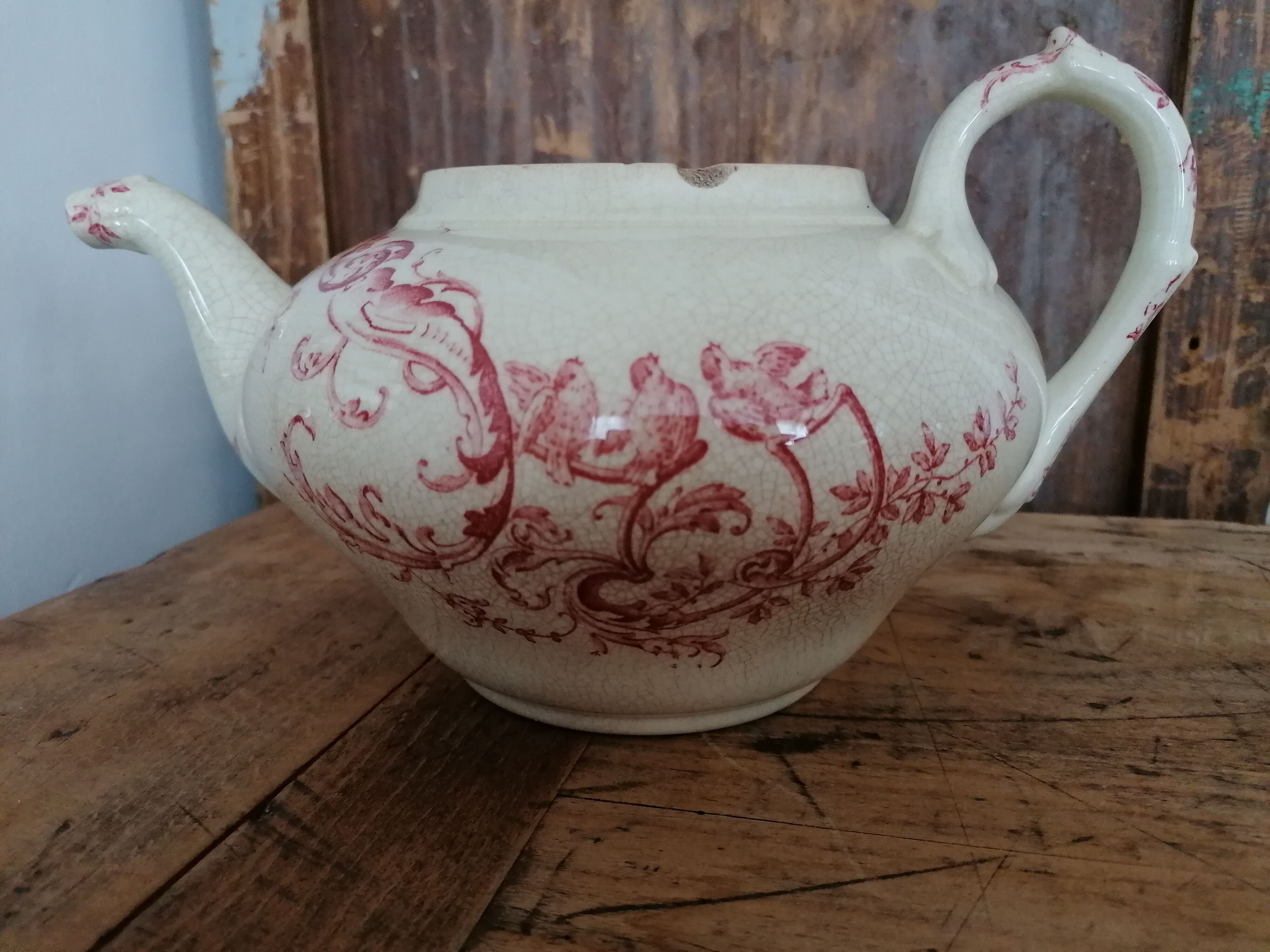 Earthenware teapot