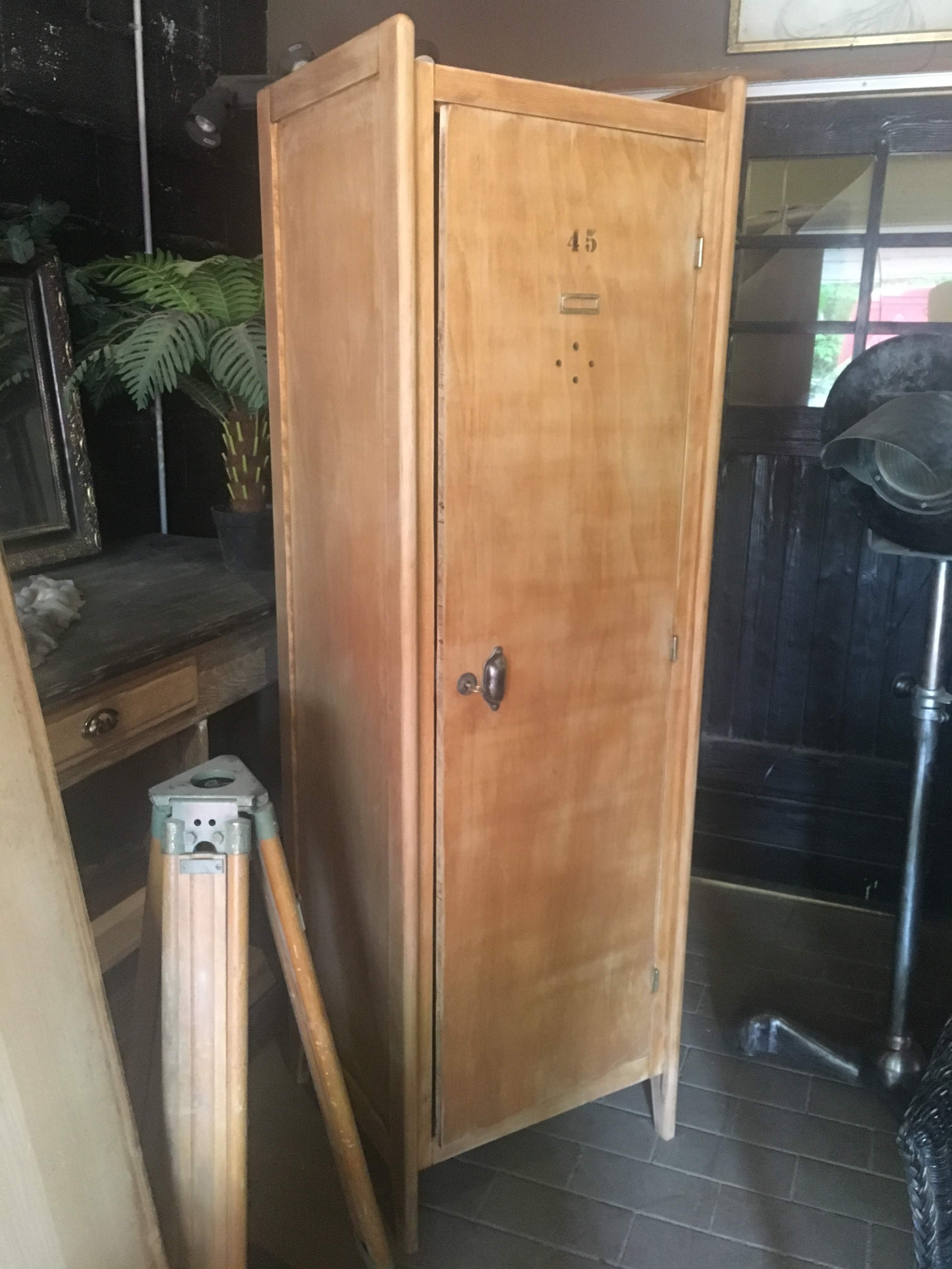 Wooden boarding school cloak 1960