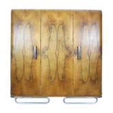 Bauhaus chromed tubular steel wardrobe, 1930s