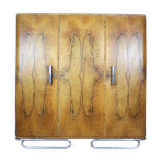 Bauhaus chromed tubular steel wardrobe, 1930s