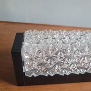 Large ERCO Bakelite & Pressed Crystal Wall Light – 33 cm – 1970 Design