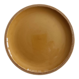 Plat rond ocre