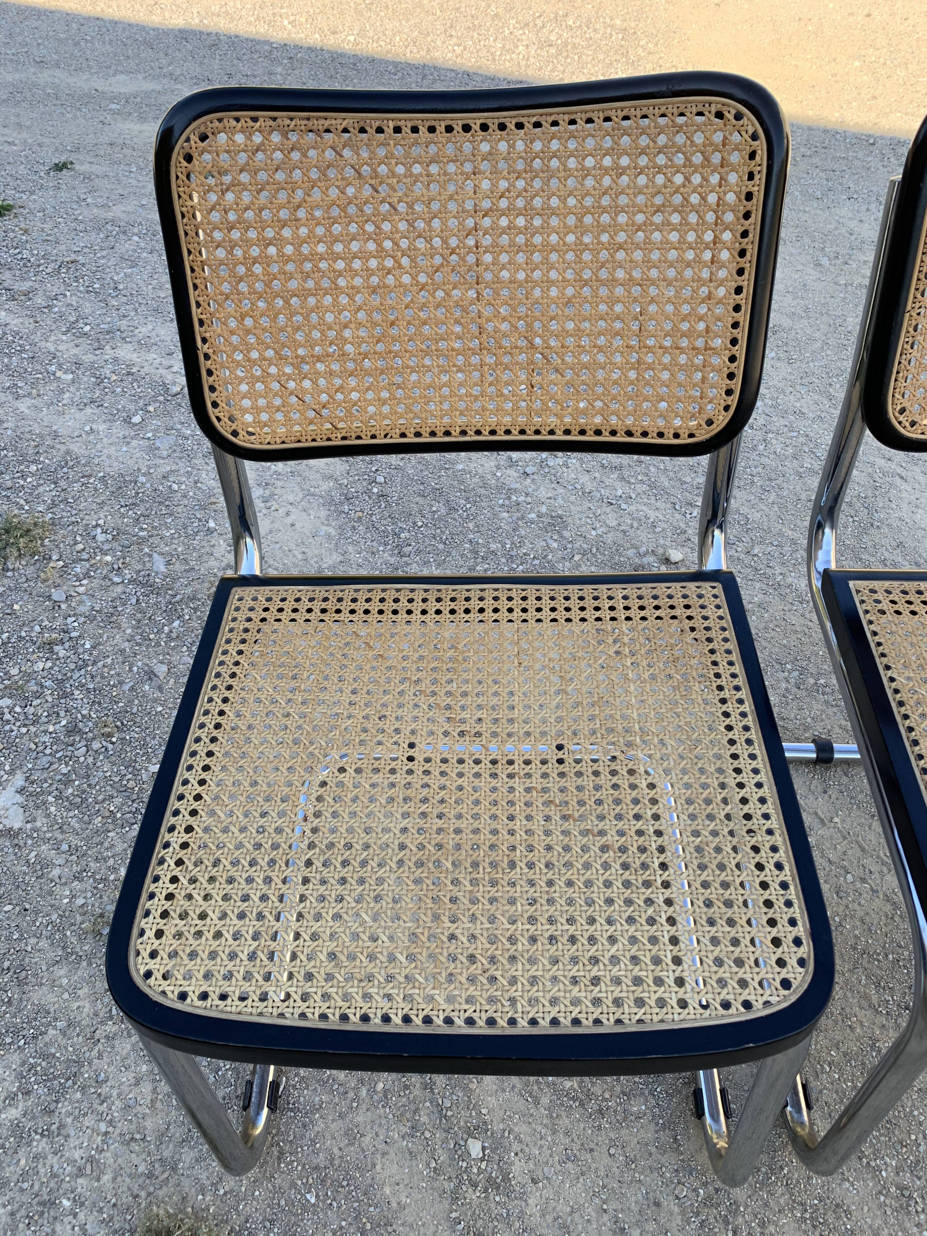 Pair of chairs Cesca Marcel Breuer