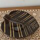 Art Deco porcelain leaf-shaped trinket trays