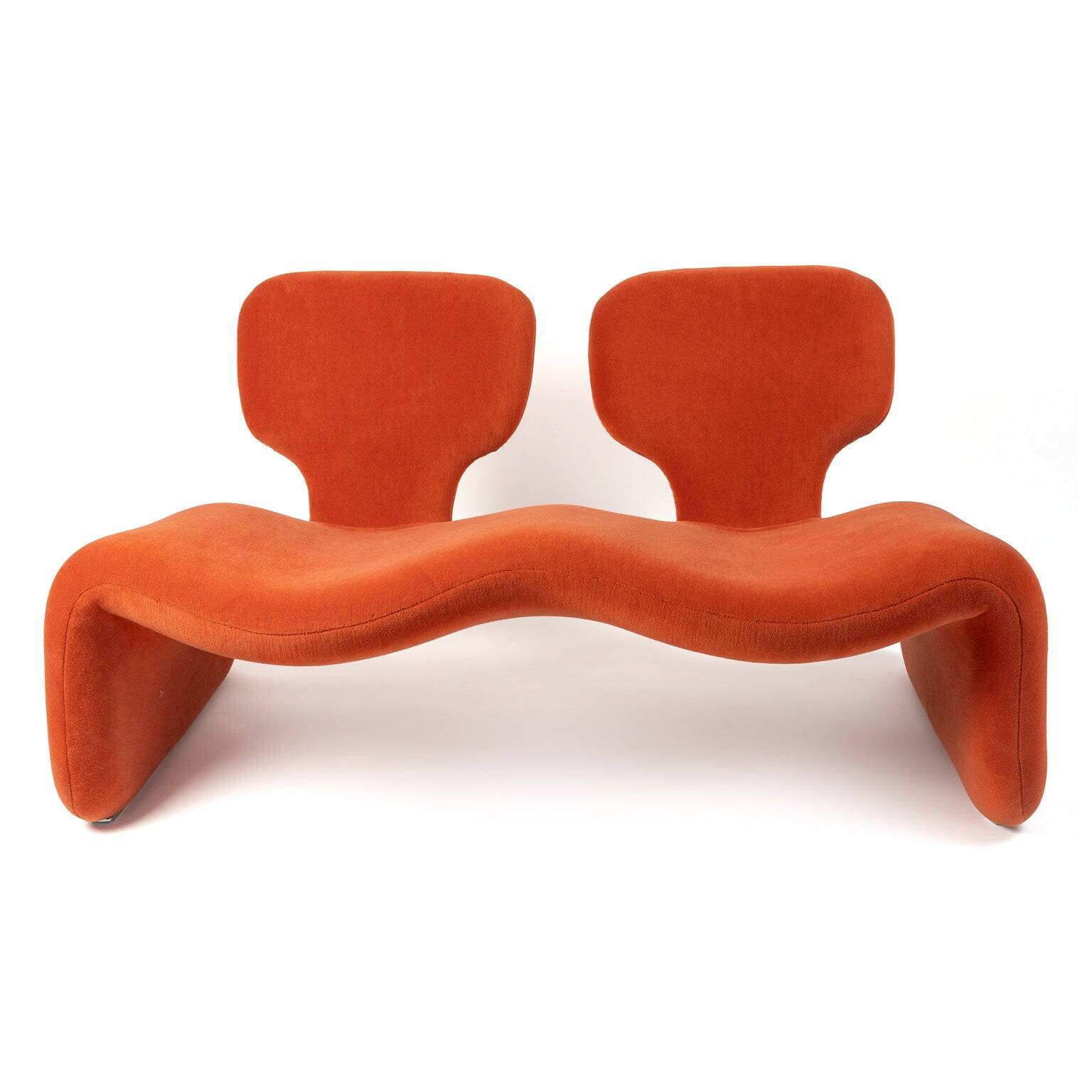 Two-seater bench "Djinn" by Olivier Mourgue for Airborne, 1965