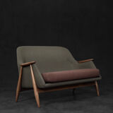 Vintage Mid-Century Modernist Living Room Set Pallas by Svante Skogh for Asko, 1950s, Set of 2