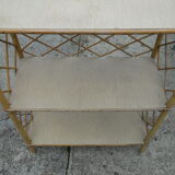 Rattan standing shelf 60s