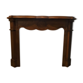 Louis XV-style oak mantelpiece
