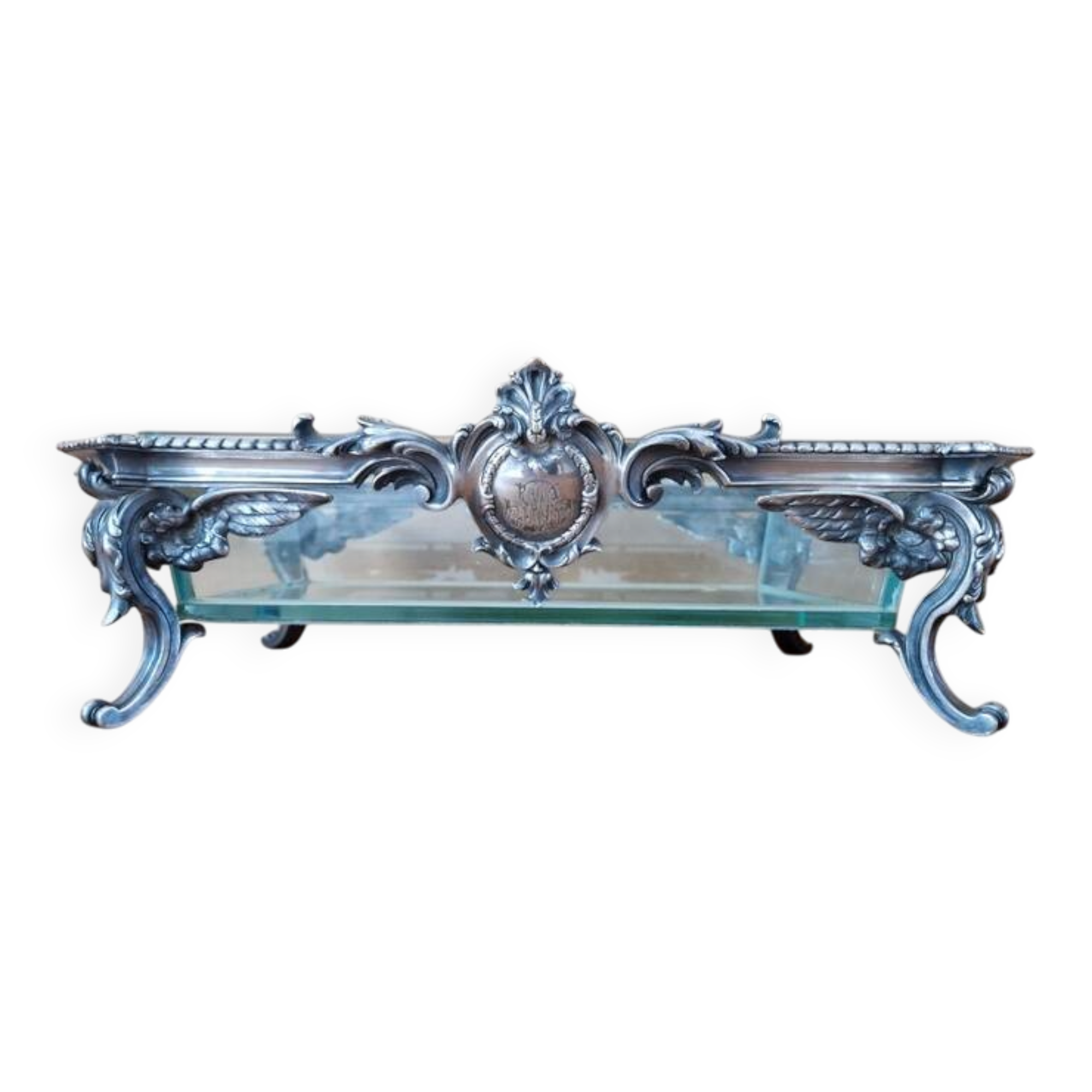 Christofle - Centrepiece or planter - In silvered bronze