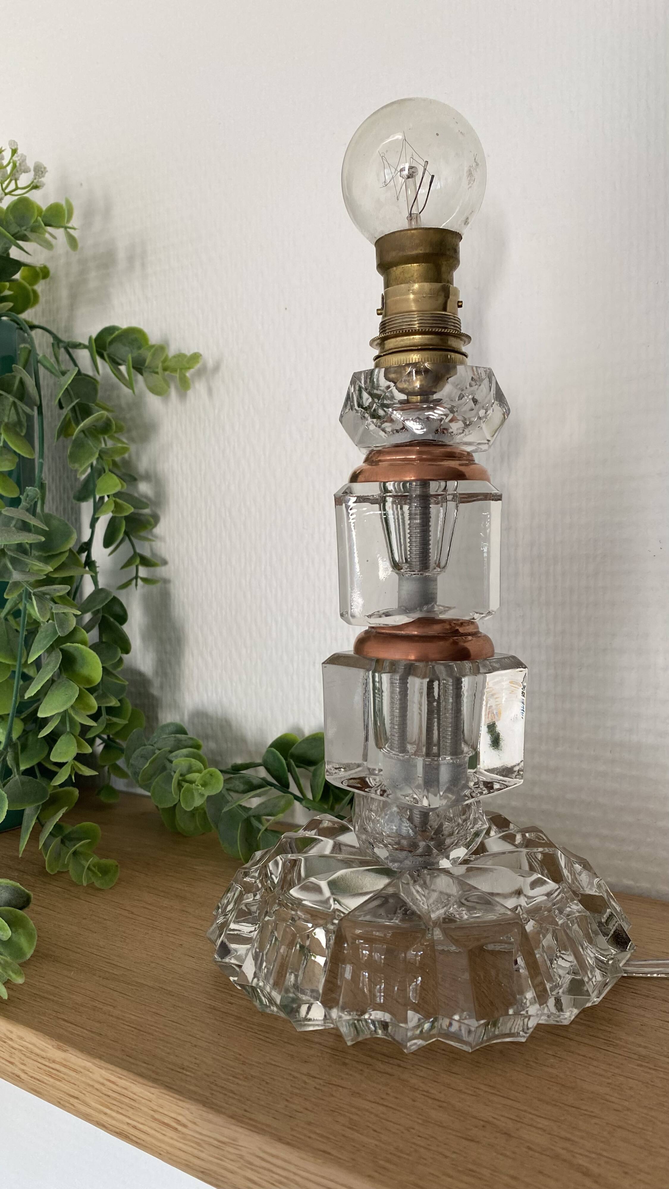 Lampe val St Lambert art déco