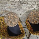 Pair of polystyrene cocktail shells 1970s