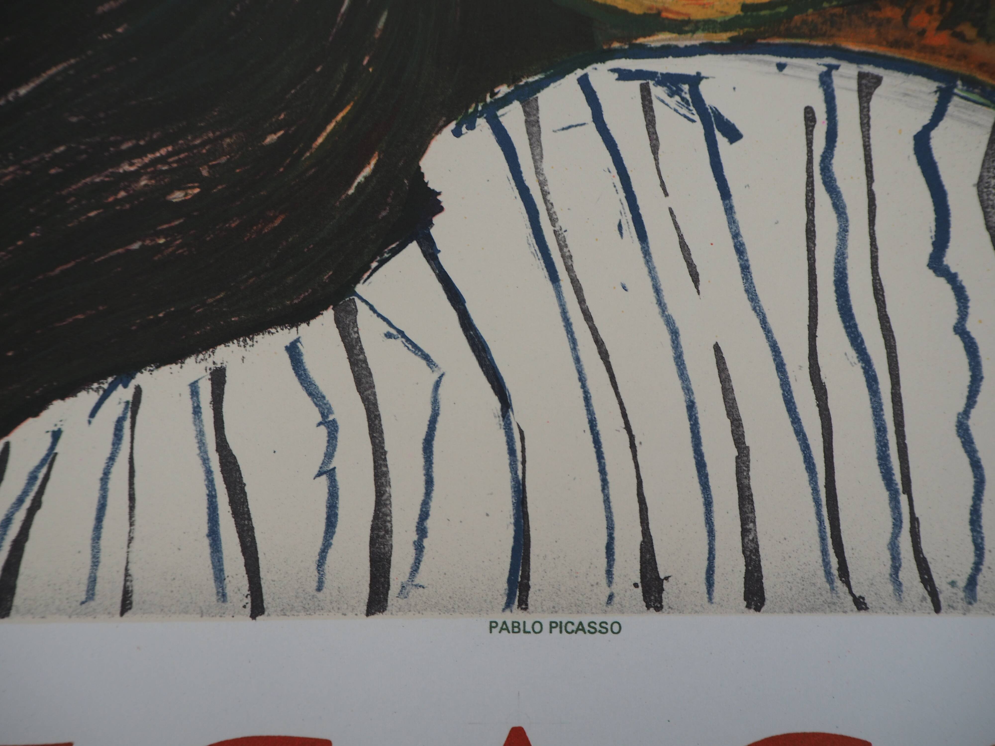 Pablo PICASSO: Portrait of a woman - Signed Lithograph, 1977