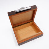 Art Deco box in wood and metal attributed to the DESNY House - 1930s